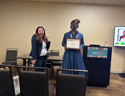 Dr. Rosser Recipient of the Shelby Wolf AERA Literature SIG Award